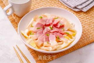 咸肉蒸竹笋的做法步骤：5