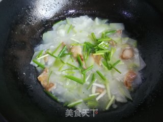 咸肉烧蒲瓜的做法步骤：5