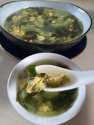 黄瓜紫菜蛋汤的做法步骤：8
