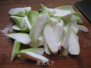 无头虾炒夜开花的做法步骤：3