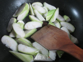 无头虾炒夜开花的做法步骤：4