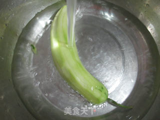 榨菜丝夜开花煮年糕的做法步骤：2