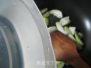 榨菜丝夜开花煮年糕的做法步骤：5