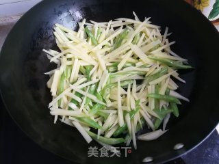 豆角炒土豆丝的做法步骤：4