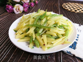 豆角炒土豆丝的做法步骤：5