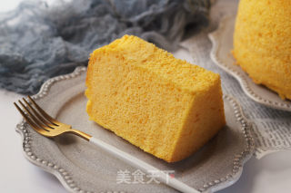 金灿灿黄澄澄滴~【南瓜戚风蛋糕】的做法步骤：22