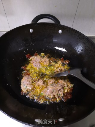 肉末烧豌豆的做法步骤：3