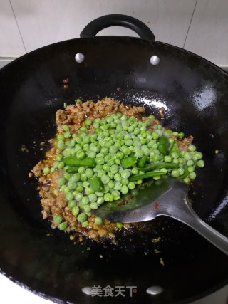 肉末烧豌豆的做法步骤：5