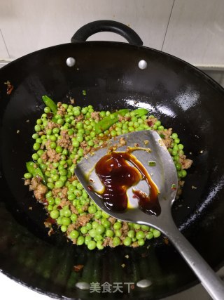 肉末烧豌豆的做法步骤：6