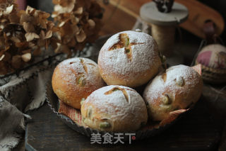 无油无糖，好吃又健康的【黑麦毛豆面包】的做法步骤：21