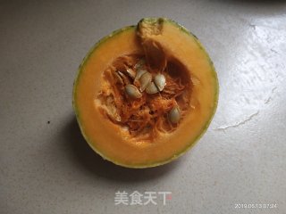 莲子南瓜粥的做法步骤：3
