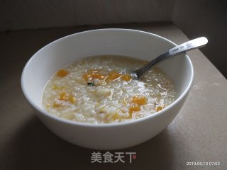 莲子南瓜粥的做法步骤：5