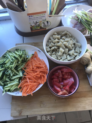 肉末拌面的做法步骤：2