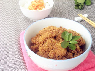 小米粉蒸肉的做法步骤：10