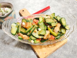 黄瓜炒五花肉的做法步骤：6