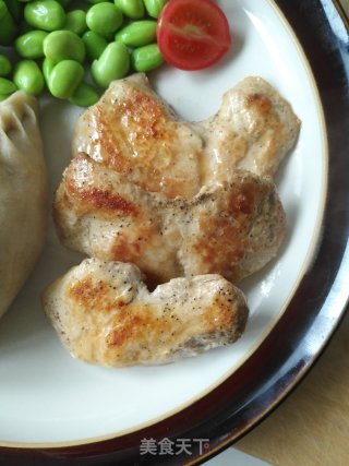 黑椒煎鸡胸肉的做法步骤：4