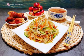时蔬小炒肉丝#酸甜美食#的做法步骤：13