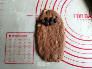巧克力坚果面包的做法步骤：5