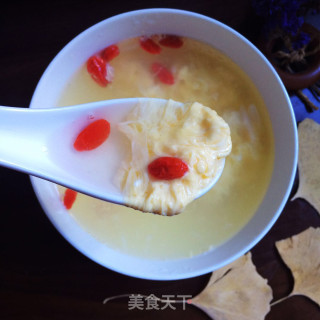 枸杞开水冲蛋的做法步骤：7