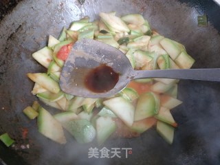 西红柿西葫芦炒肉片的做法步骤：14