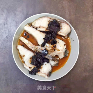 橄榄蒸鱼腩的做法步骤：6