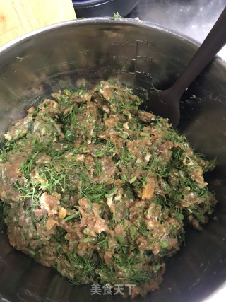 褐麦茴香肉包子的做法步骤：3