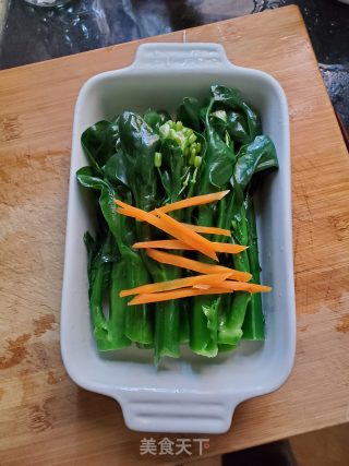 白灼芥兰的做法步骤：5