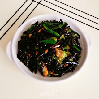 炒紫豆角的做法步骤：9