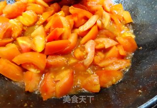幸福满满的番茄鸡蛋面的做法步骤：6