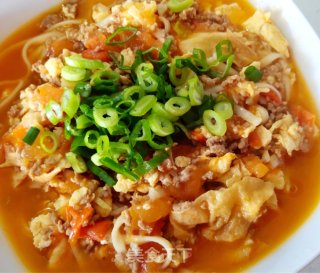 幸福满满的番茄鸡蛋面的做法步骤：12