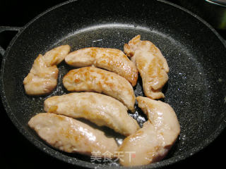 蚝油鸡胸肉的做法步骤：3