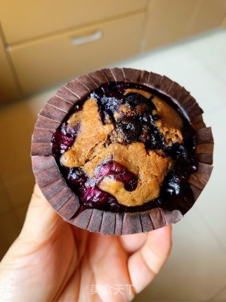 爆浆蓝莓麦芬蛋糕的做法步骤：10