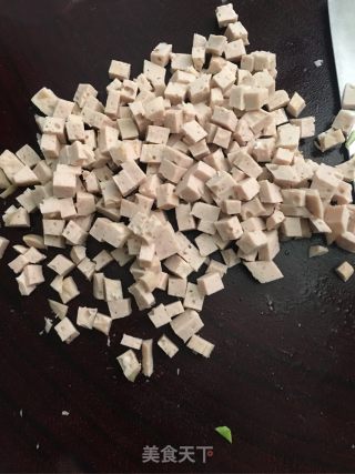 肉饼香菇炒饭的做法步骤：5