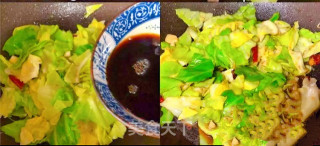 干煸手撕包菜的做法步骤：5