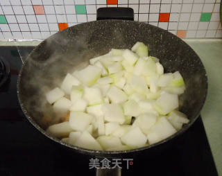 海参江瑶柱焖冬瓜的做法步骤：5