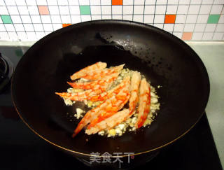 虾干炒秋葵的做法步骤：4