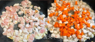 肉丁盖浇面的做法步骤：3