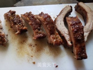 下酒菜--秘汁烤排骨的做法步骤：12