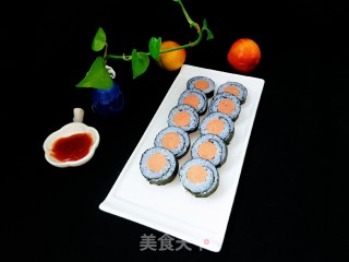 香肠寿司的做法步骤：1
