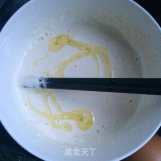 火腿片鸡蛋饼的做法步骤：1