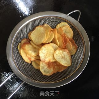 椒盐土豆片的做法步骤：5