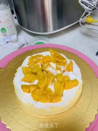 芒果蛋糕的做法步骤：2