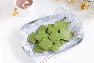 抹茶开心果饼干的做法步骤：14