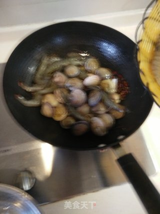 香辣炒海鲜的做法步骤：8