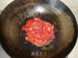 西红柿尖椒炒鸡蛋的做法步骤：6