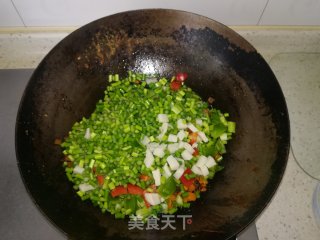 腊肉炒杂蔬的做法步骤：6