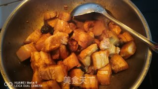 红烧肉（黄花菜）的做法步骤：3