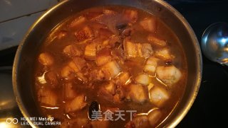 红烧肉（黄花菜）的做法步骤：4