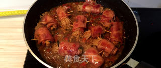创意菜金针菇培根卷的做法步骤：7
