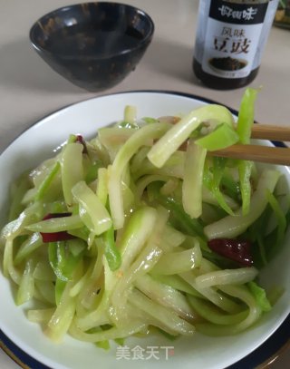 辣炒西瓜瓤的做法步骤：10
